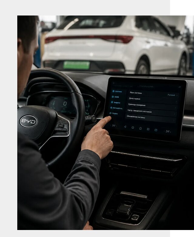 Русификация BYD E2 в Сегеже от 15503 р. | ФастМобиль-Сгж под ключ